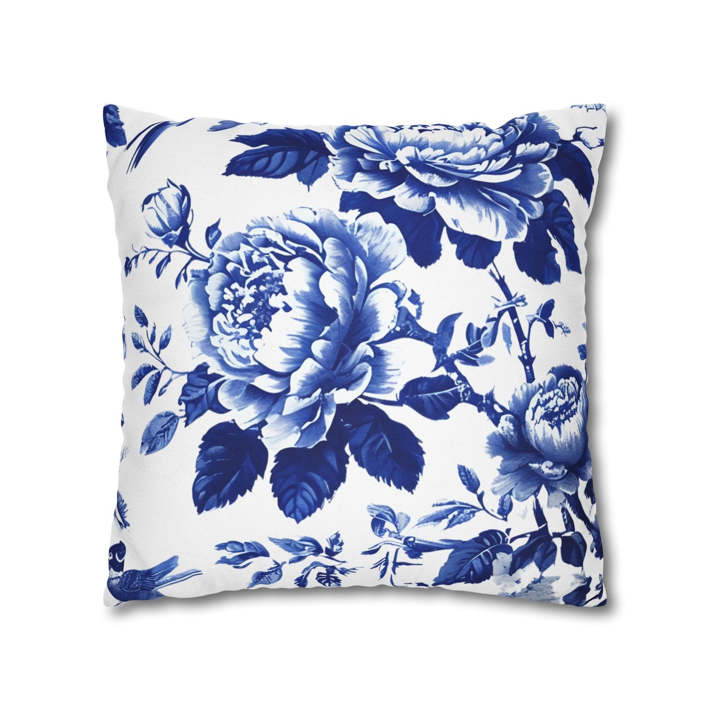 Chinoiserie Style Pillow Cover